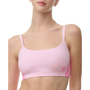 Adidas Women's Size Small Pink Comfort Flex Cotton Scoop Bralette NWT